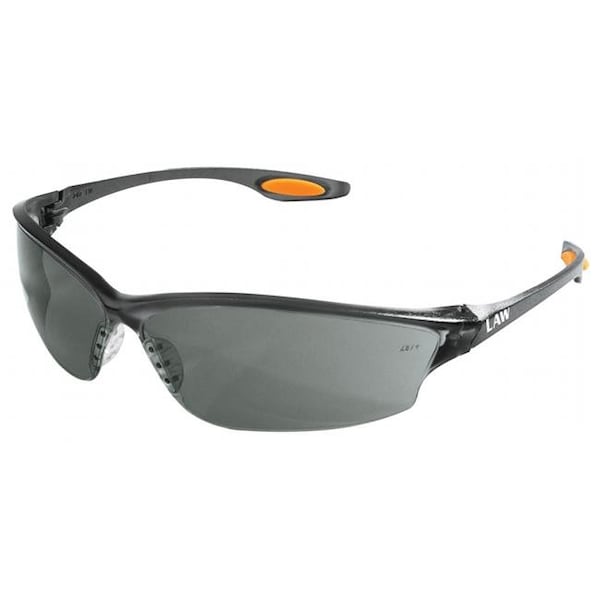 Mcr Safety Crews 135-LW212 Law 2 - Orange Temple Inserts; Gray Lens 135-LW212 - main